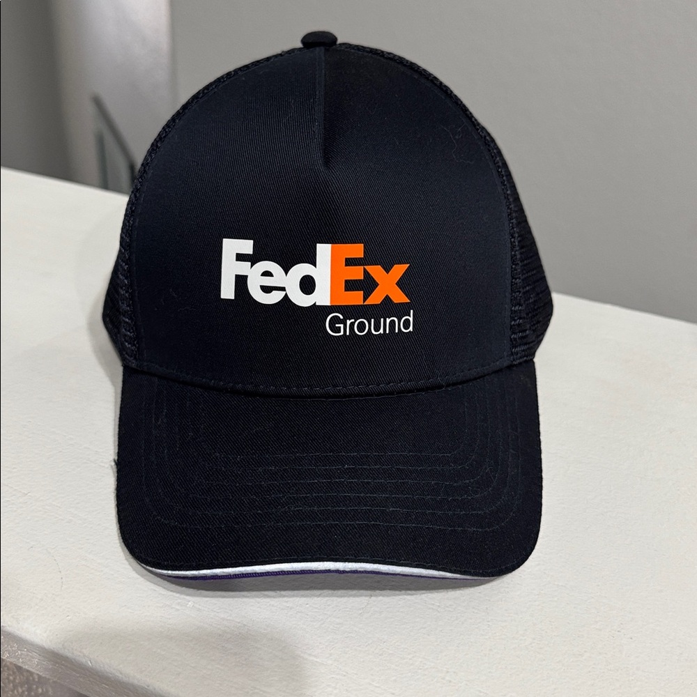 FedEx Ground Black Cap NEW